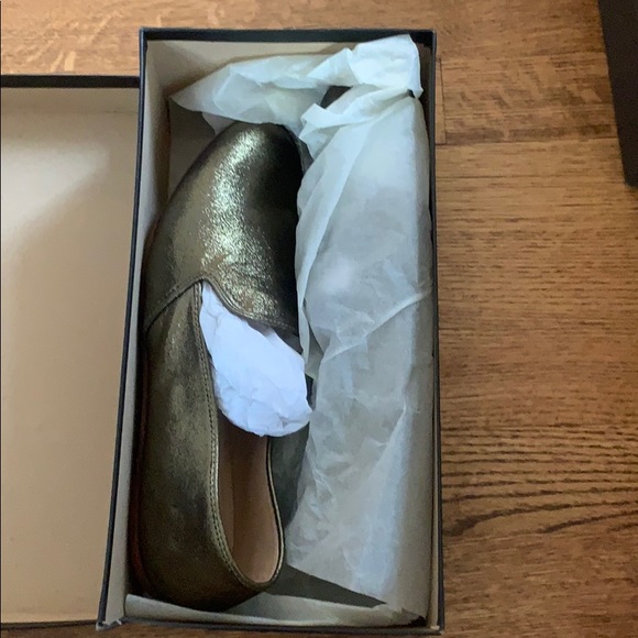 J. Crew size 8 metallic loafers - Picture 2 of 4